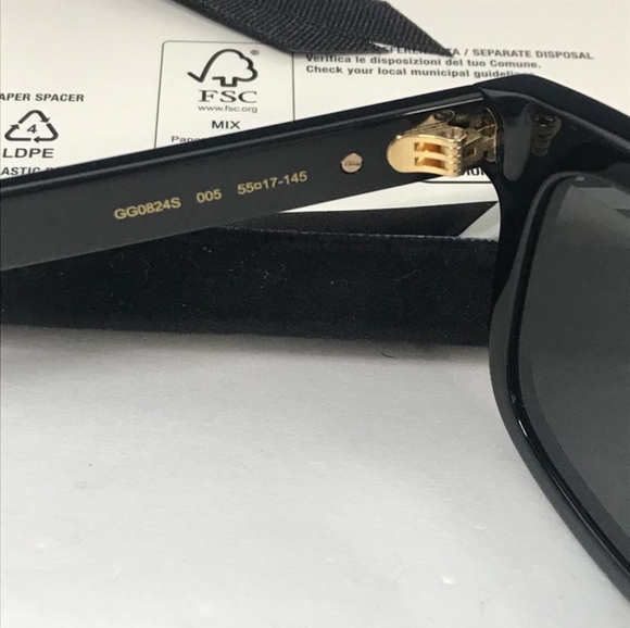 💯 Original  GUCCI GG0824S 005 SUNGLASSES - Picture 11 of 11